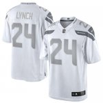Jerseys Factory Cheap Nike Seahawks #24 Marshawn Lynch White Men