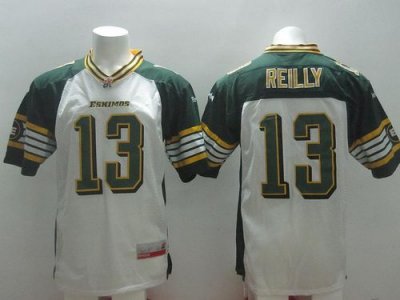 Jerseys Factory Cheap Eskimos #13 Mike Reilly White Stitched CFL
