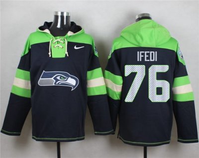 Jerseys Factory Cheap Nike Seahawks #76 Germain Ifedi Navy Blue