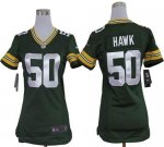 Jerseys Factory Cheap Nike Packers #50 A.J. Hawk Green Team Colo