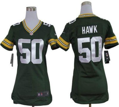 Jerseys Factory Cheap Nike Packers #50 A.J. Hawk Green Team Colo