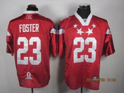 Jerseys Factory Cheap Texans #23 Arian Foster 2011 Red Pro Bowl
