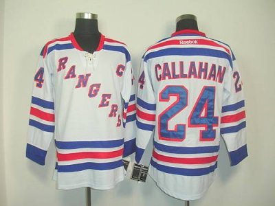 Jerseys Factory Cheap Rangers #24 Ryan Callahan White Road Embro