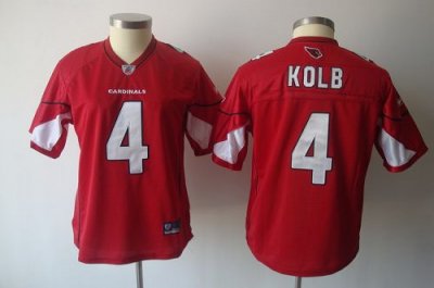Jerseys Factory Cheap Cardinals #4 Kevin Kolb Red Women's Team C