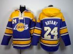 Jerseys Factory Cheap Lakers #24 Kobe Bryant Purple Sawyer Hoode