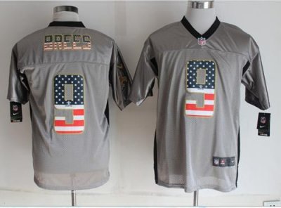 Jerseys Factory Cheap Nike Saints #9 Drew Brees Grey Men's Stitc