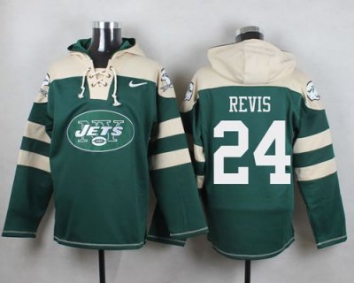 Jerseys Factory Cheap Nike Jets #24 Darrelle Revis Green Player