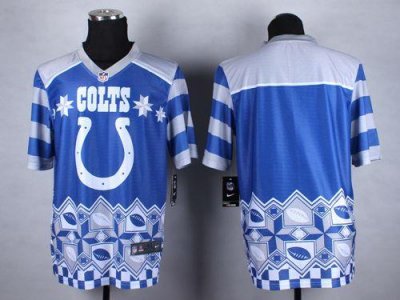 Jerseys Factory Cheap Nike Colts Blank Royal Blue Men's Stitched