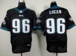 Jerseys Factory Cheap Nike Eagles #96 Bennie Logan Black Alterna