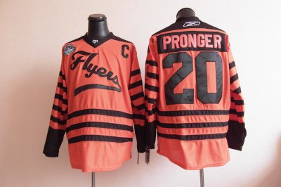 Jerseys Factory Cheap Flyers #20 Chris Pronger Orange 2012 Winte
