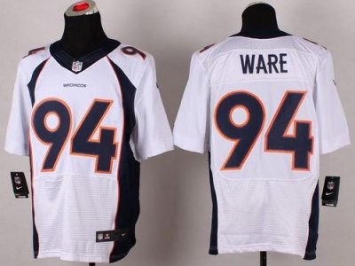 Jerseys Factory Cheap Nike Broncos #94 DeMarcus Ware White Men's