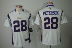 Jerseys Factory Cheap Nike Vikings #28 Adrian Peterson White You