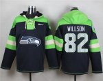 Jerseys Factory Cheap Nike Seahawks #82 Luke Willson Steel Blue