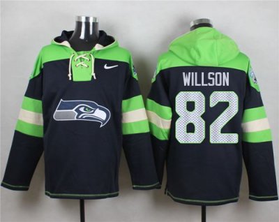 Jerseys Factory Cheap Nike Seahawks #82 Luke Willson Steel Blue