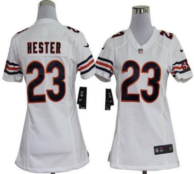 Jerseys Factory Cheap Nike Bears #23 Devin Hester White Women's