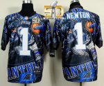Jerseys Factory Cheap Nike Panthers #1 Cam Newton Team Color Sup