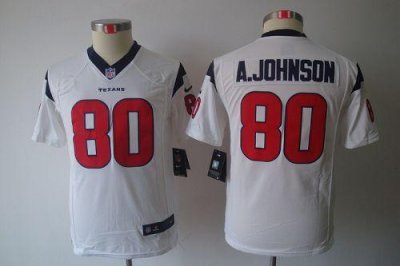 Jerseys Factory Cheap Nike Texans #80 Andre Johnson White Youth