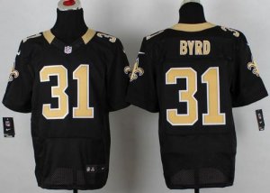 Jerseys Factory Cheap Nike Saints #31 Jairus Byrd Black Team Col