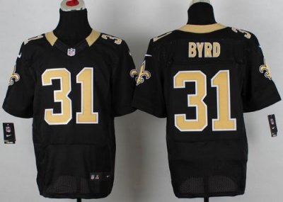 Jerseys Factory Cheap Nike Saints #31 Jairus Byrd Black Team Col