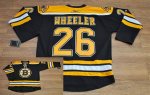 Jerseys Factory Cheap Bruins #26 Blake Wheeler Embroidered Black