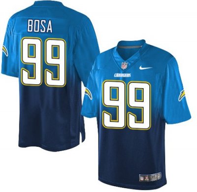 Jerseys Factory Cheap Nike Chargers #99 Joey Bosa Electric Blue/