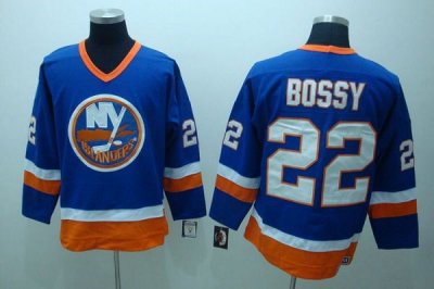 Jerseys Factory Cheap Islanders #22 Mike Bossy Embroidered Third
