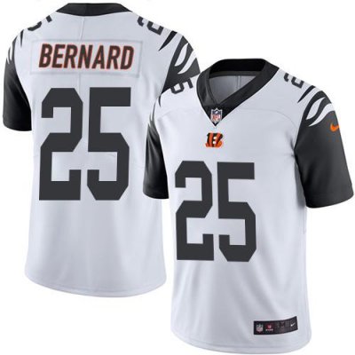 Jerseys Factory Cheap Nike Bengals #25 Giovani Bernard White Men