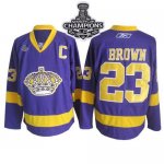 Jerseys Factory Cheap Kings #23 Dustin Brown 2012 Stanley Cup Ch