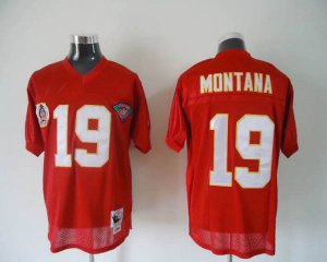 Jerseys Factory Cheap Mitchell & Ness Chiefs #19 Joe Montana Red