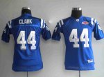 Jerseys Factory Cheap Colts #44 Dallas Clark Blue With Super Bow