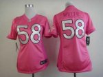 Jerseys Factory Cheap Nike Broncos #58 Von Miller Pink Women's B