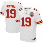 Jerseys Factory Cheap Nike Chiefs #19 Joe Montana White Men's St