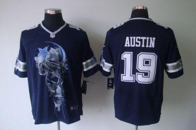 Jerseys Factory Cheap Nike Cowboys #19 Miles Austin Navy Blue Te