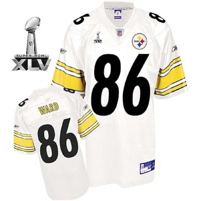 Jerseys Factory Cheap Steelers #86 Hines Ward White Super Bowl X