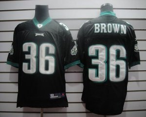 Jerseys Factory Cheap Eagles #36 Ronnie Brown Black Stitched NFL