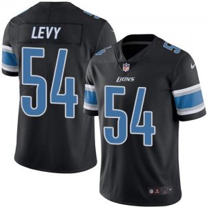 Jerseys Factory Cheap Nike Lions #54 DeAndre Levy Black Men's St