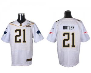 Jerseys Factory Cheap Nike Patriots #21 Malcolm Butler White 201