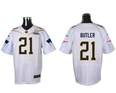 Jerseys Factory Cheap Nike Patriots #21 Malcolm Butler White 201