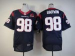 Jerseys Factory Cheap Nike Texans #98 Connor Barwin Navy Blue Te