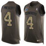 Jerseys Factory Cheap Nike Cowboys #4 Dak Prescott Green Men's S