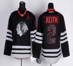 Jerseys Factory Cheap Blackhawks #2 Duncan Keith Black Ice Embro