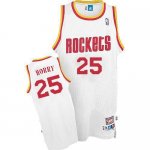 Jerseys Factory Cheap Rockets #25 Robert Horry White Throwback S