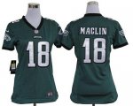Jerseys Factory Cheap Nike Eagles #18 Jeremy Maclin Midnight Gre