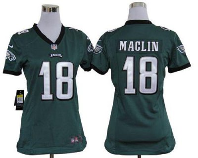 Jerseys Factory Cheap Nike Eagles #18 Jeremy Maclin Midnight Gre