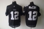 Jerseys Factory Cheap Browns #12 Colt McCoy Black Shadow Stitche
