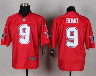 Jerseys Factory Cheap Nike Cowboys #9 Tony Romo Red Men's Stitch
