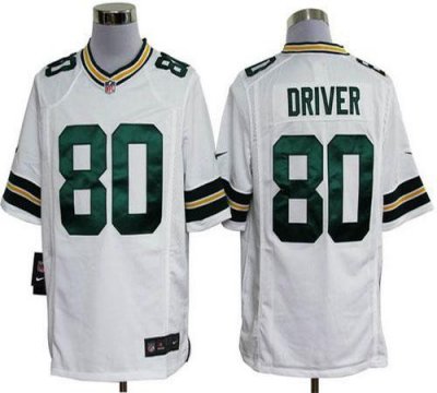 Jerseys Factory Cheap Nike Packers #80 Donald Driver White Men's