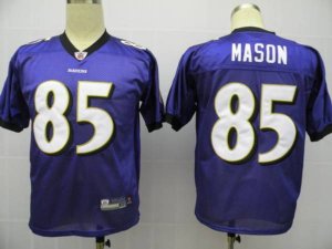Jerseys Factory Cheap Ravens #85 Derrick Mason Purple Stitched N