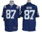 Jerseys Factory Cheap Nike Colts #87 Reggie Wayne Royal Blue Tea