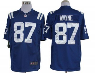 Jerseys Factory Cheap Nike Colts #87 Reggie Wayne Royal Blue Tea
